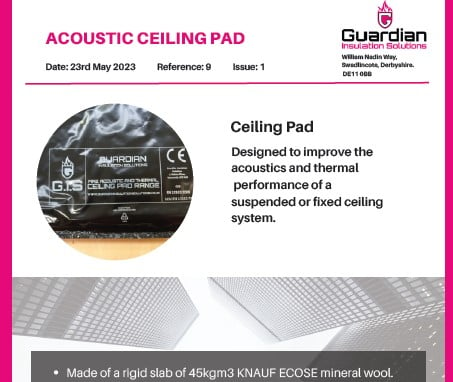 Acoustic Ceiling Pad
